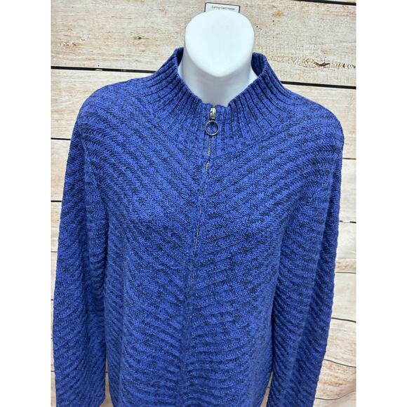Nomadic Traders Womens Sweater Size XL 1/2 Zip Pullover Large Long Sleeve Ramie - Picture 9 of 12